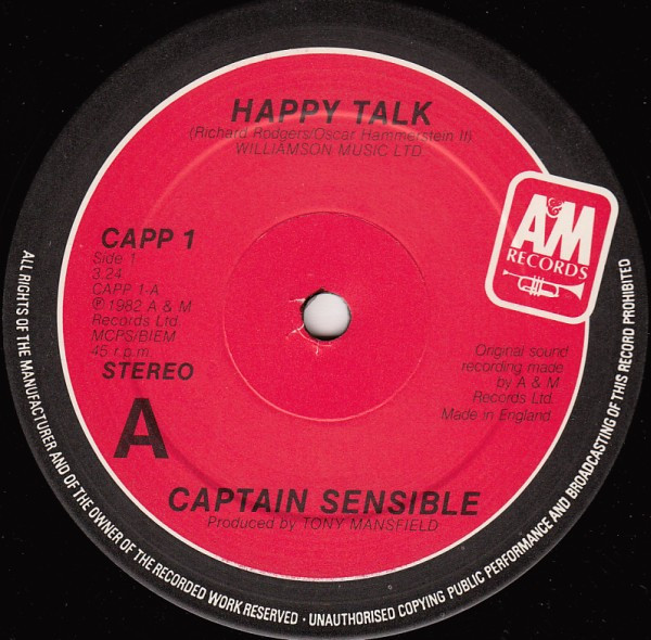 Captain Sensible – Happy Talk – Bild 3