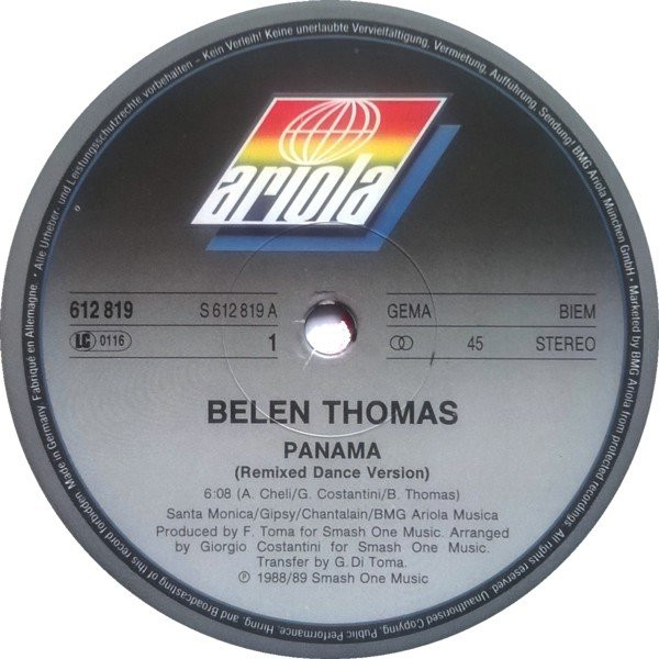 Belen Thomas – Panamà (Remixed Dance Version) – Bild 3