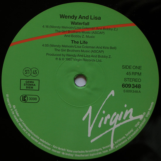 Wendy And Lisa – Waterfall – Bild 3