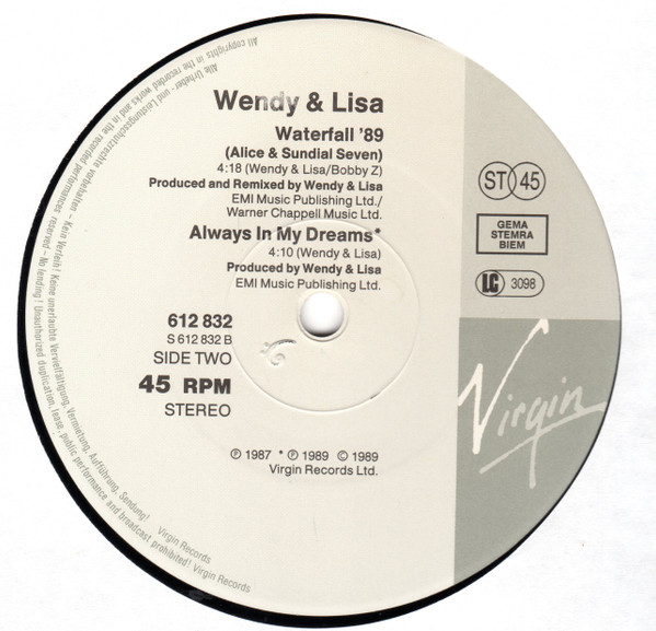 Wendy & Lisa – Waterfall (Psychedelic Teepee Twelve) – Bild 4