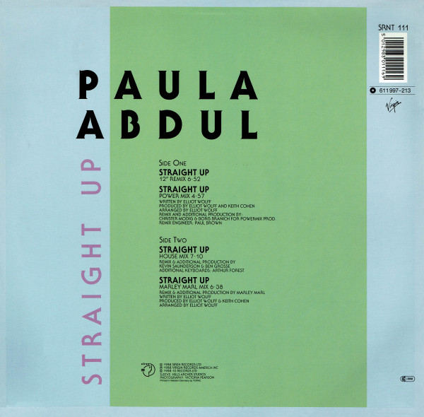 Paula Abdul – Straight Up – Bild 2