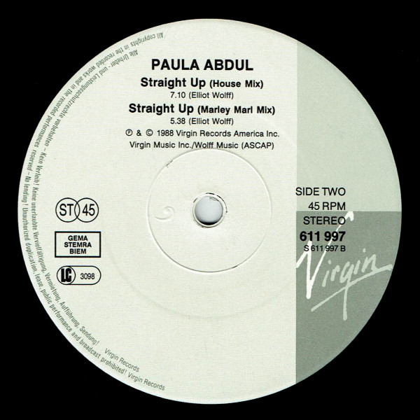 Paula Abdul – Straight Up – Bild 4