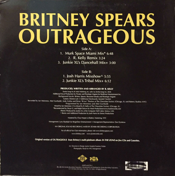 Britney Spears – Outrageous (Remixes) – Bild 2