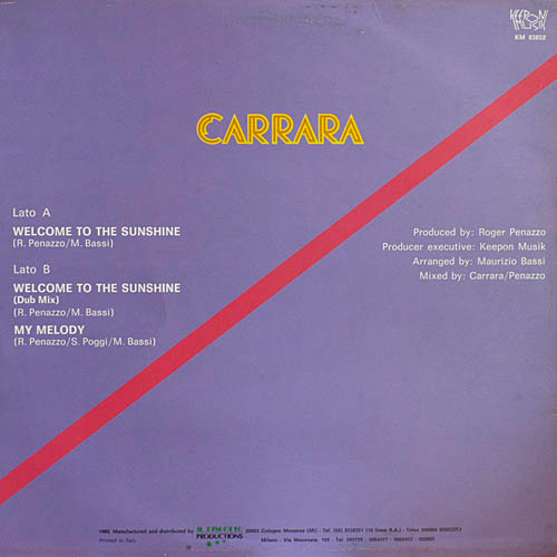 Carrara – Welcome To The Sunshine – Bild 2