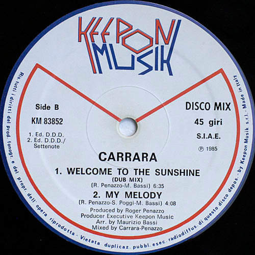 Carrara – Welcome To The Sunshine – Bild 4