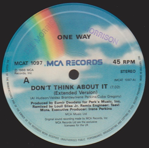 One Way – Don't Think About It – Bild 3