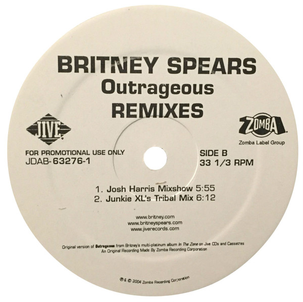 Britney Spears – Outrageous (Remixes) – Bild 3