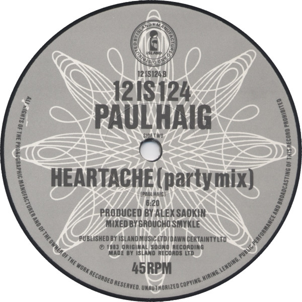 Paul Haig – Never Give Up (Party, Party) – Bild 4