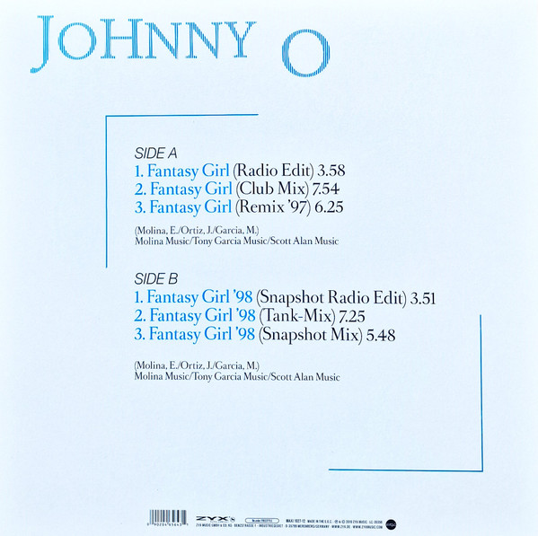 Johnny O – Fantasy Girl – Bild 2