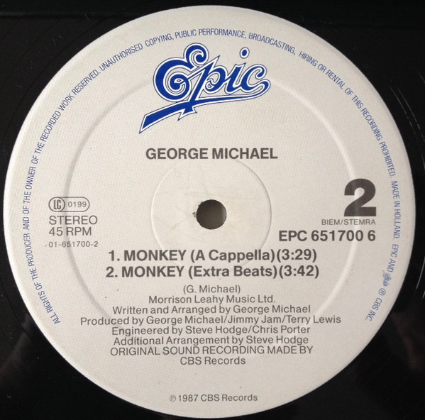 George Michael – Monkey – Bild 4