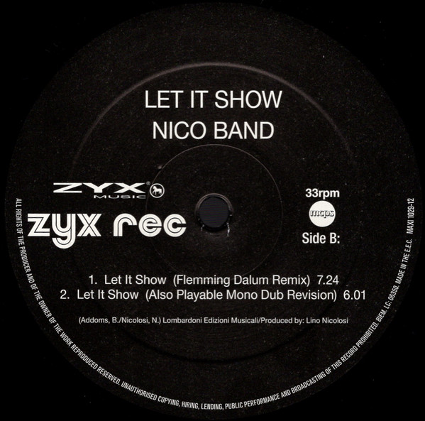 Nico Band – Let It Show – Bild 4