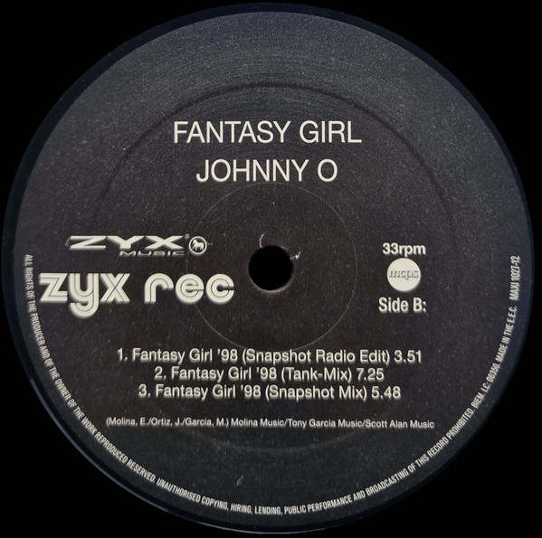 Johnny O – Fantasy Girl – Bild 4