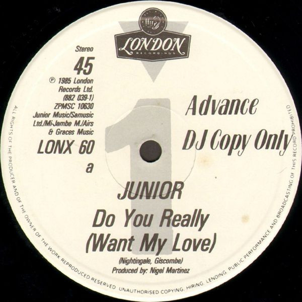 Junior – Do You Really (Want My Love) – Bild 3