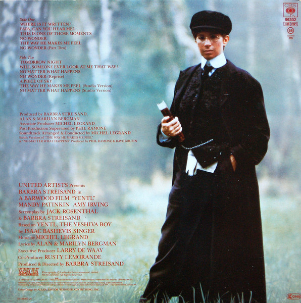 Barbra Streisand – Yentl - Original Motion Picture Soundtrack – Bild 2