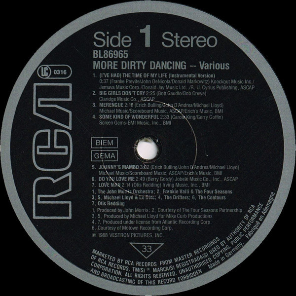 More Dirty Dancing (SOUNDTRACK) – Bild 3