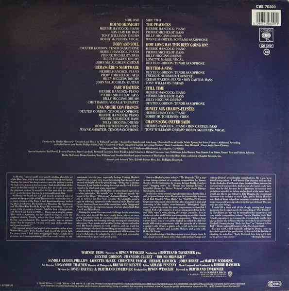 Herbie Hancock – Round Midnight - Original Motion Picture Soundtrack – Bild 2