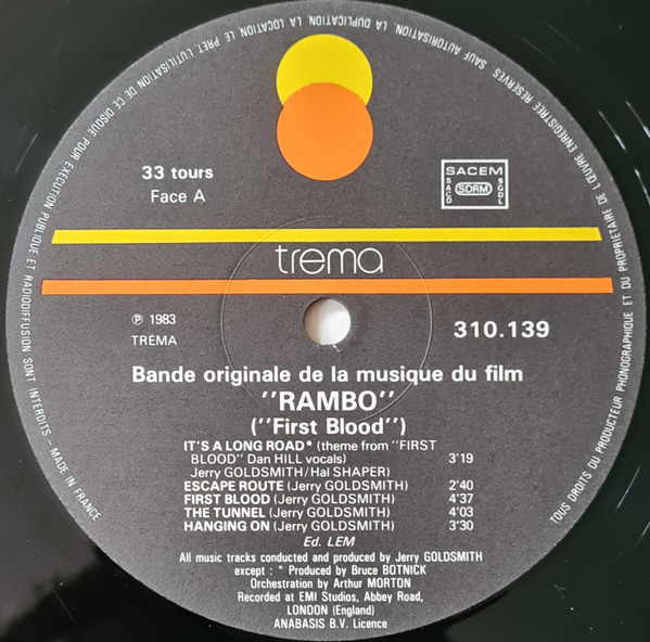 Jerry Goldsmith – Rambo "First Blood" (Bande Originale Du Film) – Bild 3
