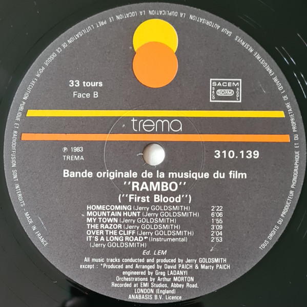 Jerry Goldsmith – Rambo "First Blood" (Bande Originale Du Film) – Bild 4