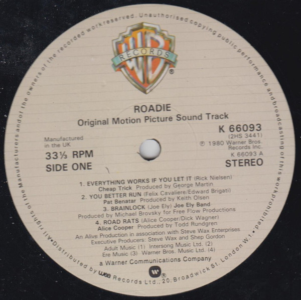 Roadie (Original Motion Picture Sound Track) – Bild 3