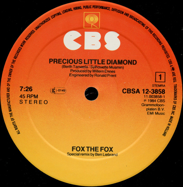 Fox The Fox – Precious Little Diamond (Special Remix) – Bild 3
