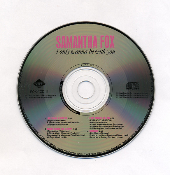 Samantha Fox – I Only Wanna Be With You (CD) – Bild 4
