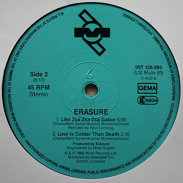 Erasure – A Little Respect (Big Train Mix By Phil Legg) – Bild 4