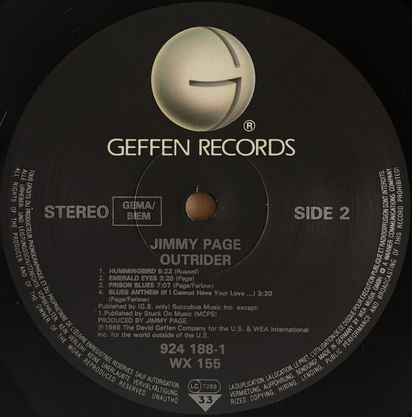 Jimmy Page – Outrider – Bild 4