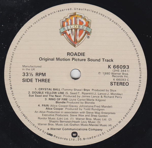 Roadie (Original Motion Picture Sound Track) – Bild 5