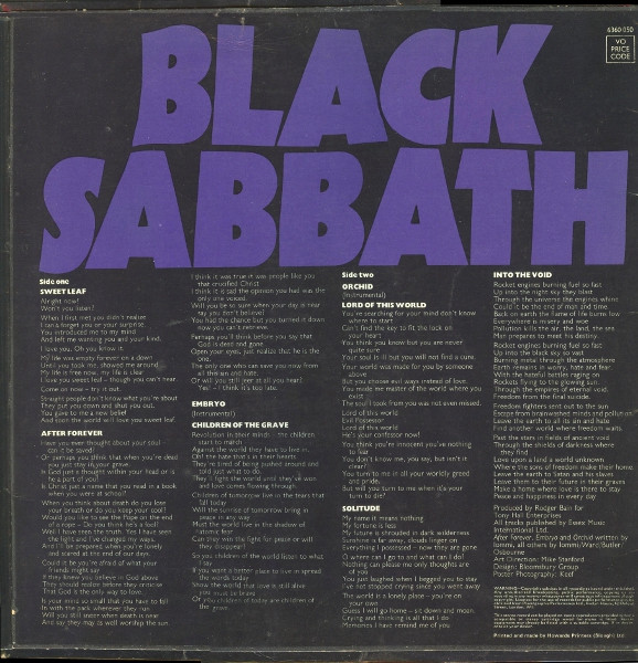 Black Sabbath – Master Of Reality – Bild 2