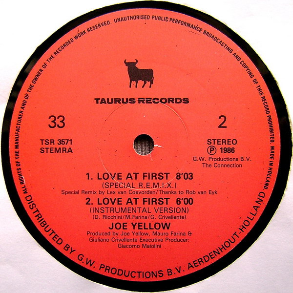 Joe Yellow – Love At First (Special Remix) – Bild 4