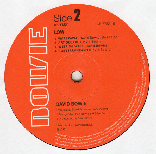 David Bowie – Low (NEU-VERSCHWEISST) – Bild 4
