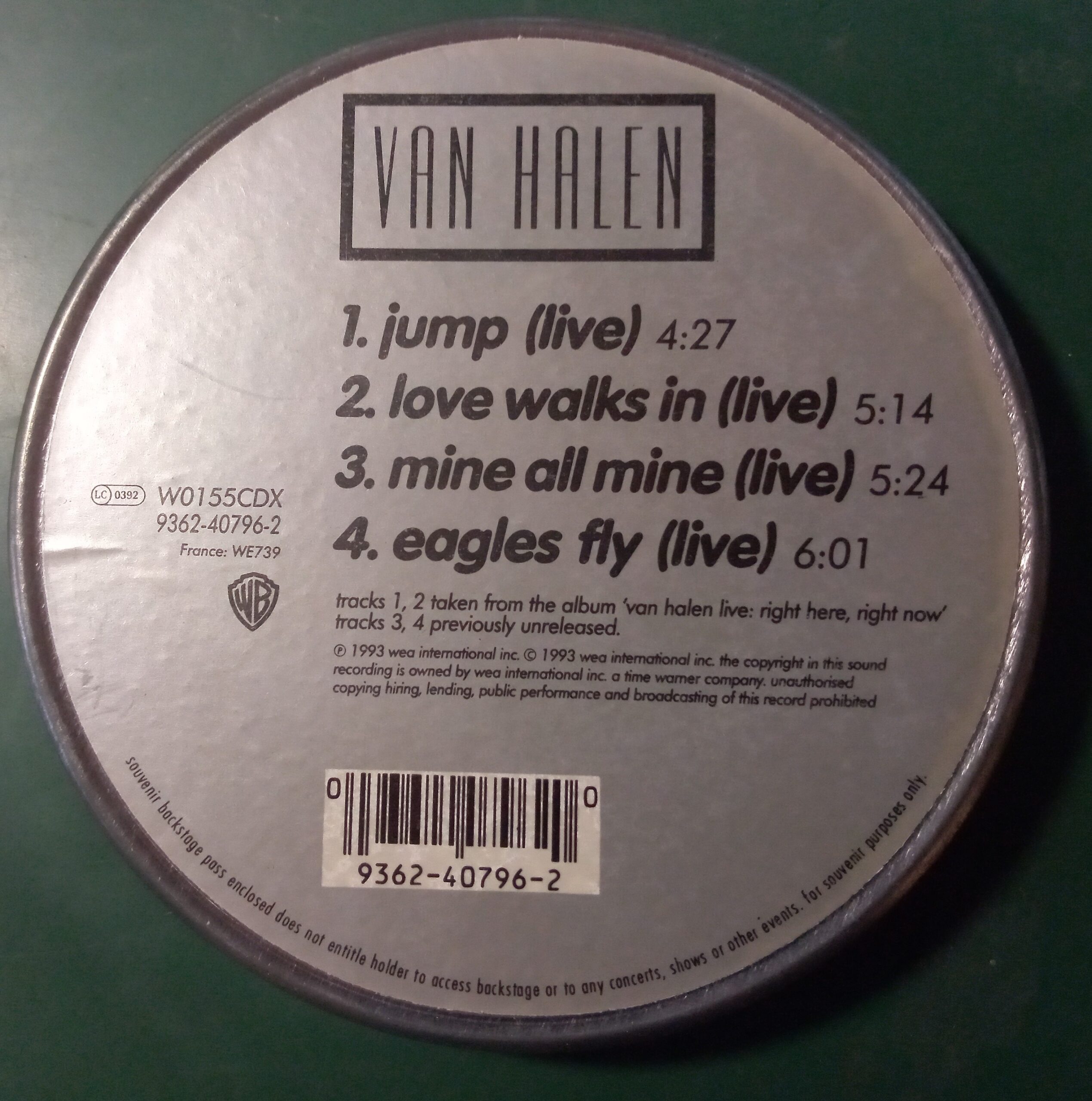 Van Halen – Live: Jump (CD) – Bild 3
