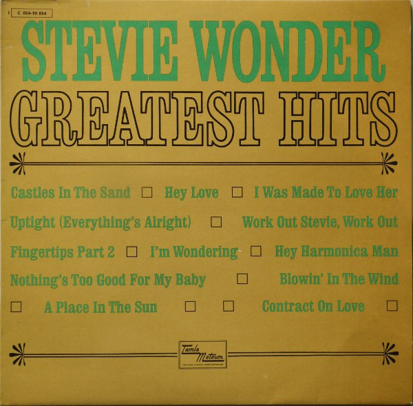 Stevie Wonder ‎– Greatest Hits