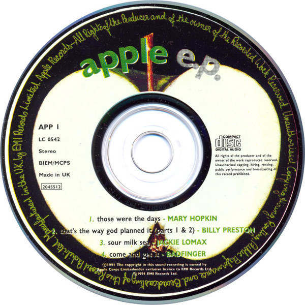 The Apple E.P. (CD) – Bild 3