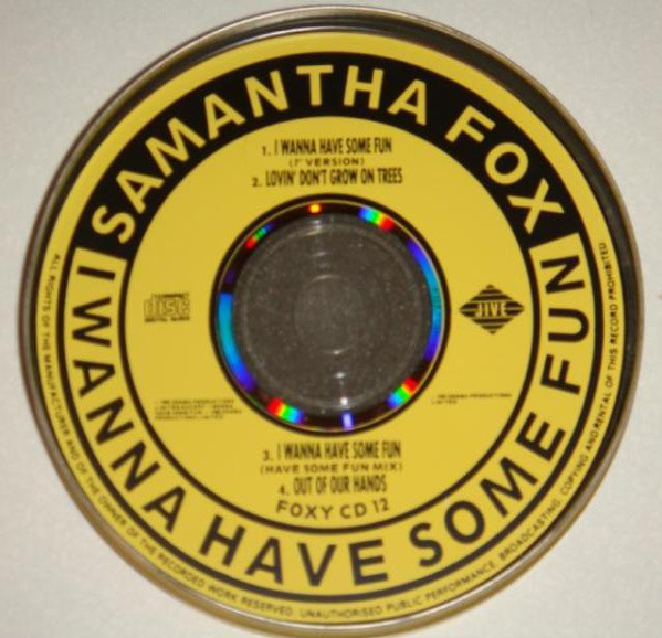 Samantha Fox – I Wanna Have Some Fun (CD) – Bild 3