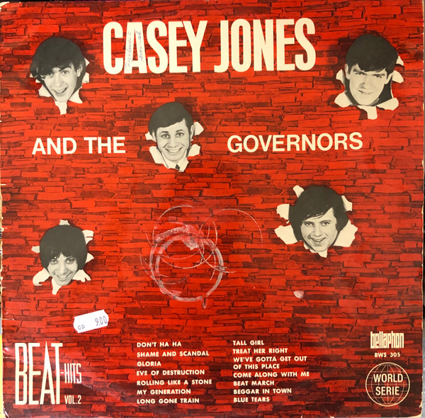 Casey Jones And The Governors / Various ‎– Beat-Hits Vol. 2