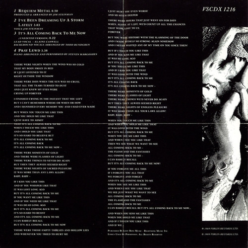 Pandora's Box – It's All Coming Back To Me Now (Mini-CD) – Bild 5