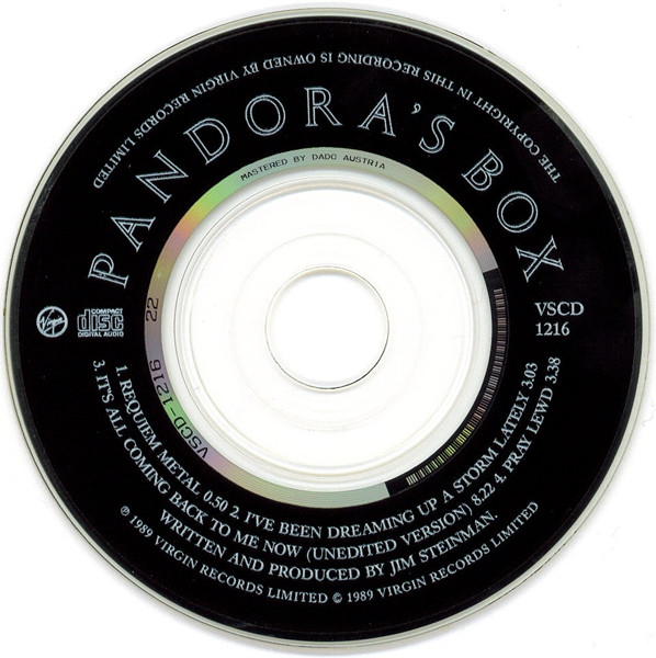 Pandora's Box – It's All Coming Back To Me Now (Mini-CD) – Bild 3