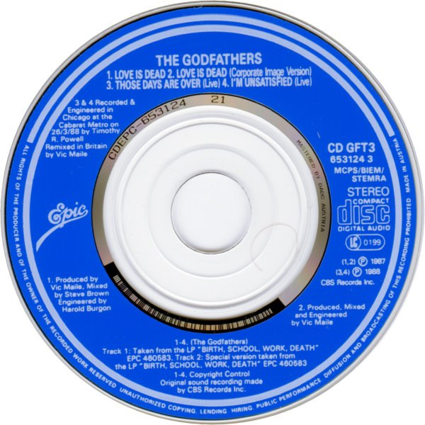 The Godfathers – Love Is Dead (Mini-CD) – Bild 4